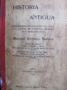 Carátula del libro de Botero.