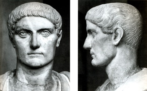 Busto del emperador Constantino. (tomado de: http://cvc.cervantes.es/img/citas_claroscuro/escultura_romana20.jpg)