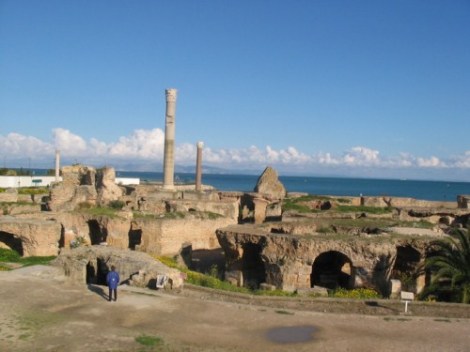 Ruinas de Cartago, en el actual Tunez. (tomado de: www.clubviaje.com)