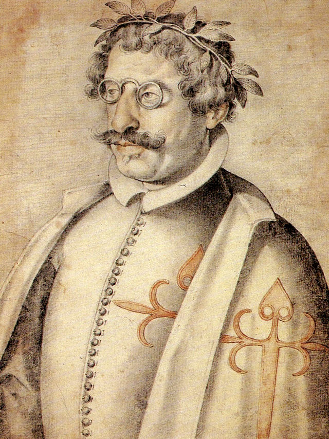 Quevedo en 1618, por Francisco Pacheco, luego de recibir la orden de Santiago.
