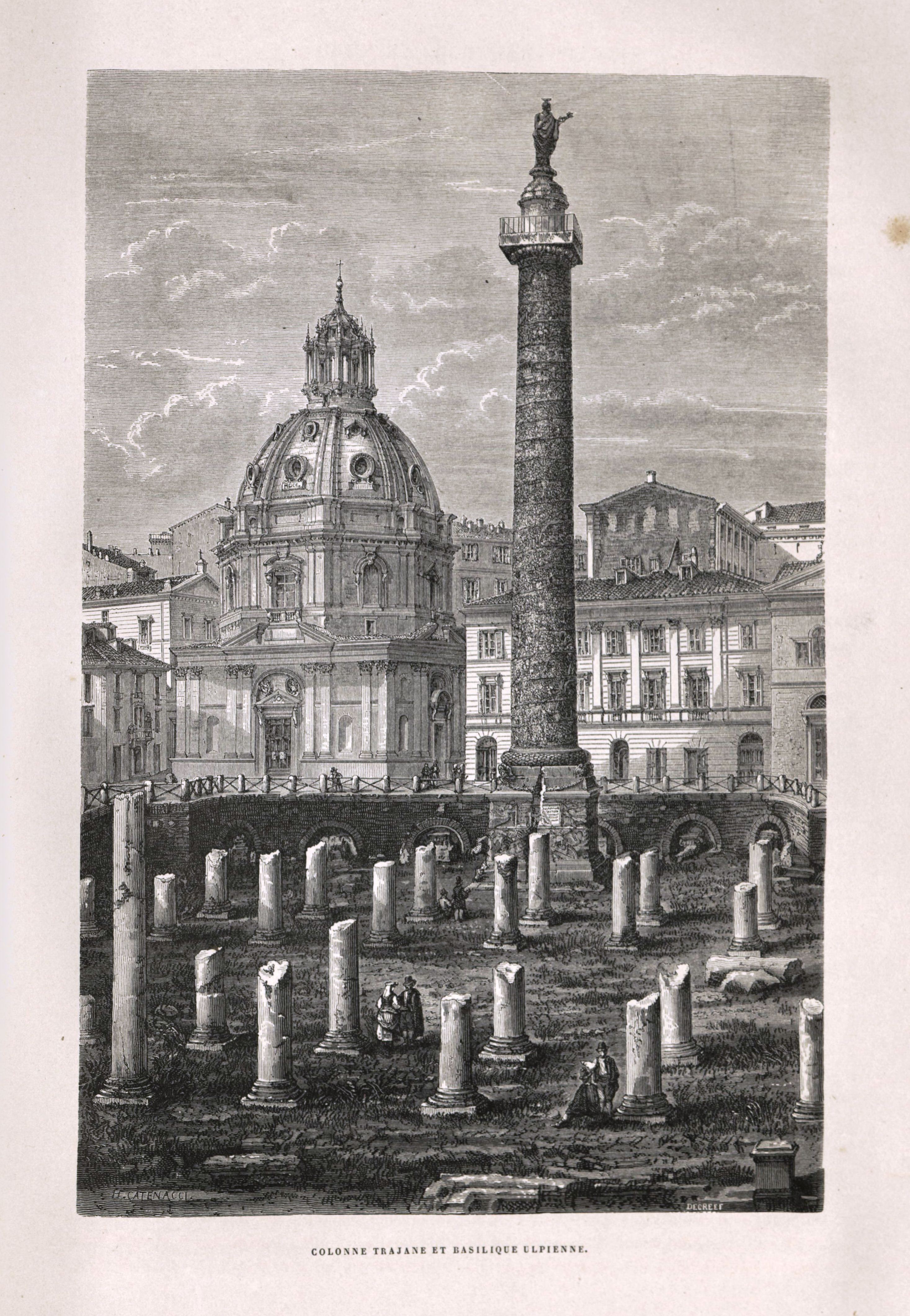 Columna Trajana y Basílica Ulpiana.
